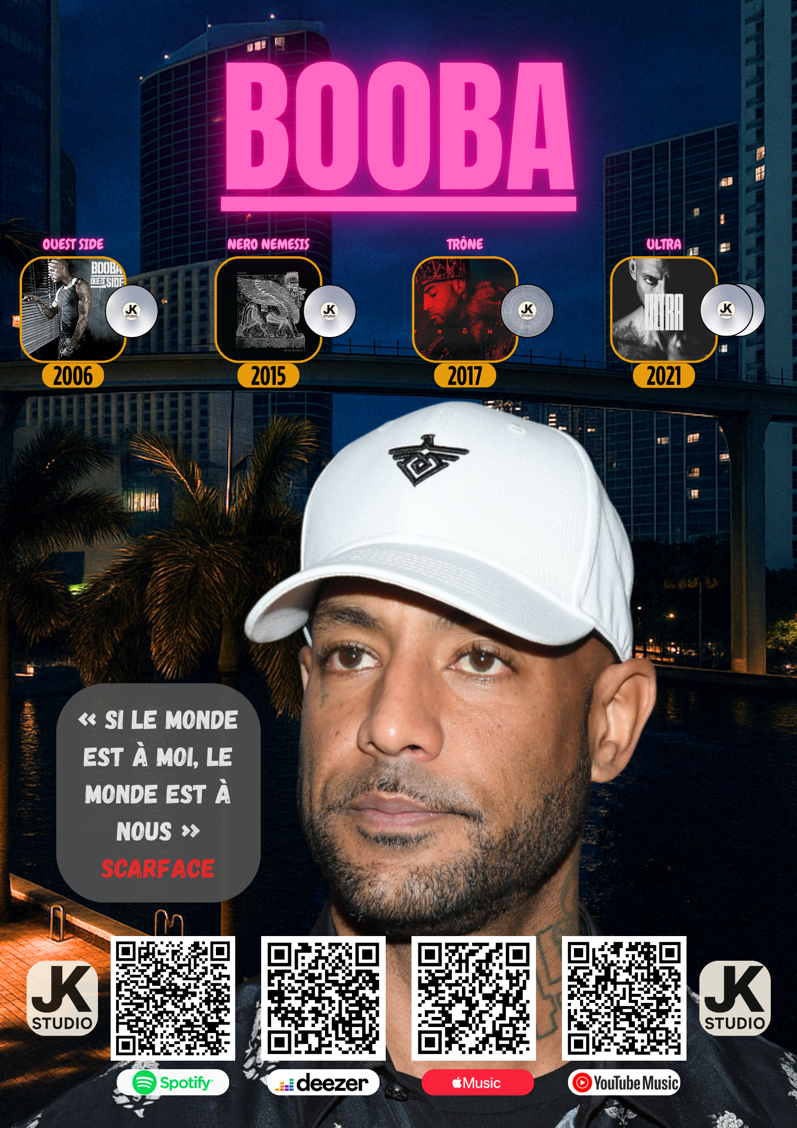 Affiche Booba Ultra